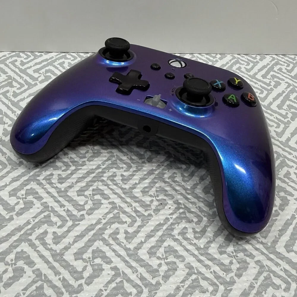 PowerA Enhanced Wired Controller Xbox Series X|S One Windows Nebula Purple Blue